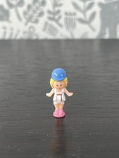 Vintage Polly Pocket Writing Case Playset Figure. Polly Blue Hat. Bluebird 90s