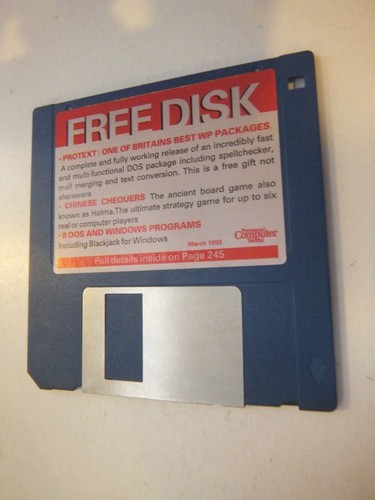Protext word processor for