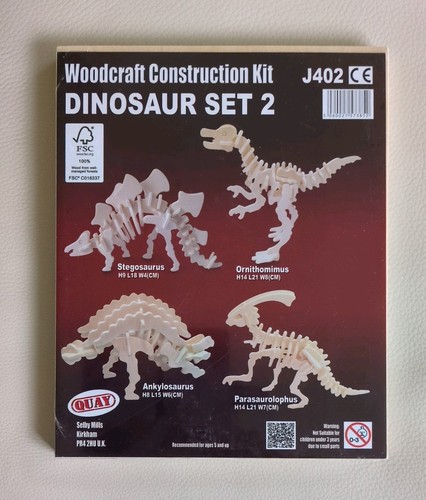 Dinosaur set woodcraft - dinosaur,