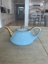 USA VTG TEAPOT LIGHT BLUE