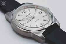 Tissot PR 50 Ladies Watch J326/426 Silver With New Black Strap. New Battery.