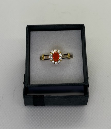 Fire opal ring - fire,