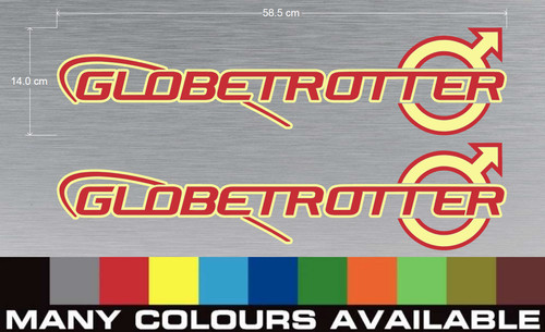 Globetrotter window decals - , /