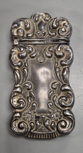 Sterling silver vesta case - sterling,