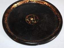 ANTIQUE PAPIER MACHE ROUND