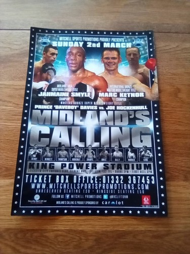 Boxing handbill - boxing,