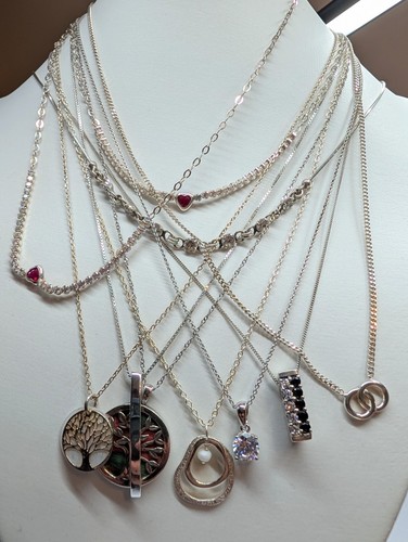 925 sterling silver necklace - 925,