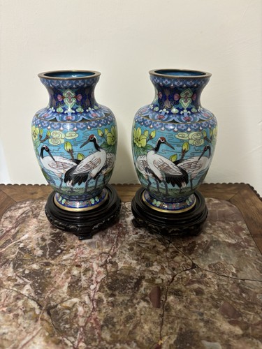 Fantastic pair cloisonné - fantastic, of
