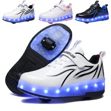 Kids LED Wheel Trainers Boys