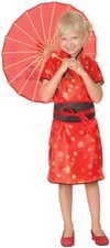 Bristol Red & Black Traditional Chinese Girl Costume World Culture Book Day
