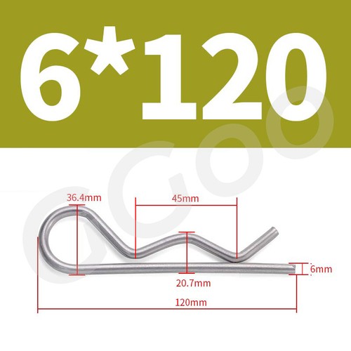 Clips stainless steel - r,