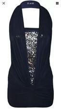 Women Sequin Halter Neck