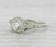 Antique Art Deco Round Lab