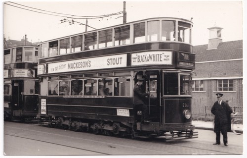Vintage london transport tram - vintage,