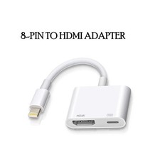 New APPLE 8 PIN TO TO HDMI