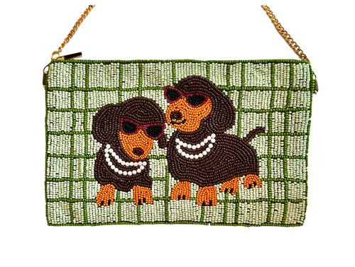 Dachshund mini crossbody - dachshund,