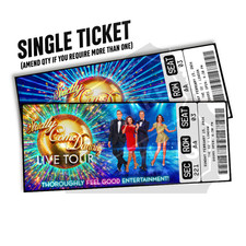 Strictly Come Dancing Mock Ticket Live Tour 2026 | Personalized Gift Reveal