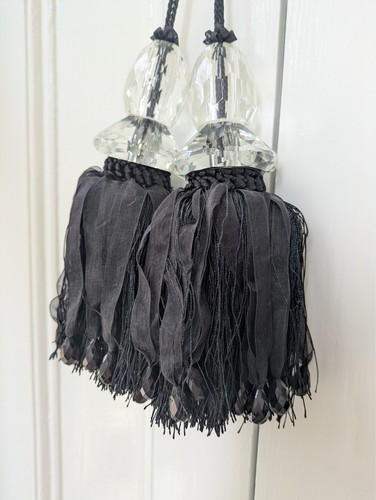 Pair short decorative black - of,