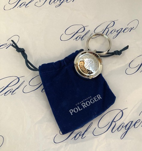 Pol roger champagne keyring - pol,