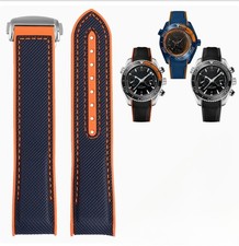 Quality Nylon Silicone Watch Strap 22mm for Omega Seamaster 300 Planet Ocean 600