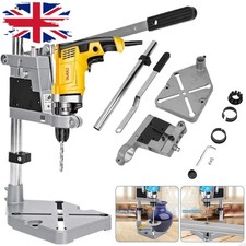 Adjustable Hand Drill Press Bench Stand Workbench Pillar Clamp Drilling Collet