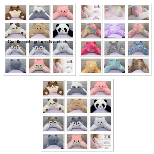Teddy fleece reading pillow - teddy,