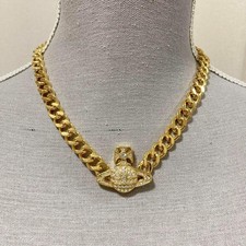 Vivienne Westwood GRAZIELLA Small Chain Choker Necklace Gold Mint