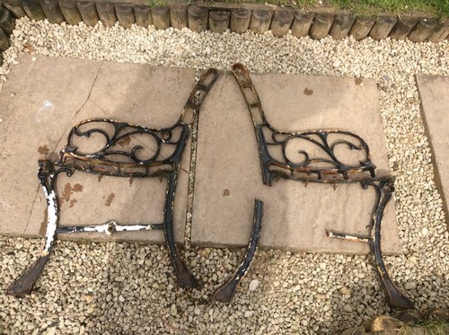 Decorative garden bench iron - bench,