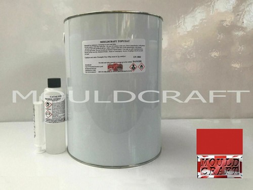 Signal red topcoat flocoat 5kg - topcoat,