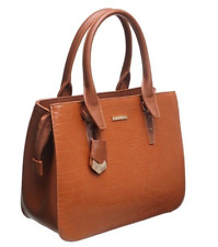 Bessie London Croc Print Tote