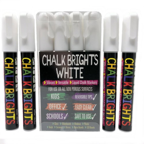 White liquid chalk pens - ,