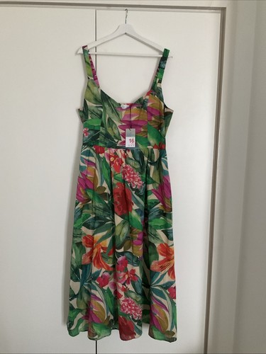 Primark tropical floral - primark, midi