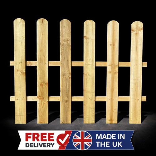 Pressure treated wooden picket - pressure,