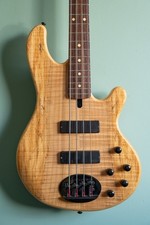 Lakland Skyline 44-01 Deluxe Spalted Active 4 String Bass with Quality Gig Bag