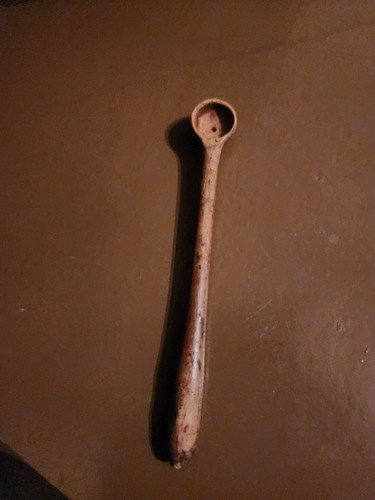 Vintage wooden salt - wooden,