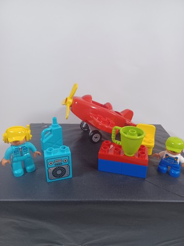 Lego duplo plane with figures - lego,