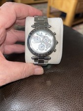 Klaus Kobec Vintage Chronograph Silver Coloured Quartz Watch