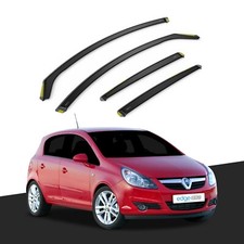 Vauxhall Corsa D E 2006-2019 5 Door Hatchback Wind Deflectors 4pc Tinted