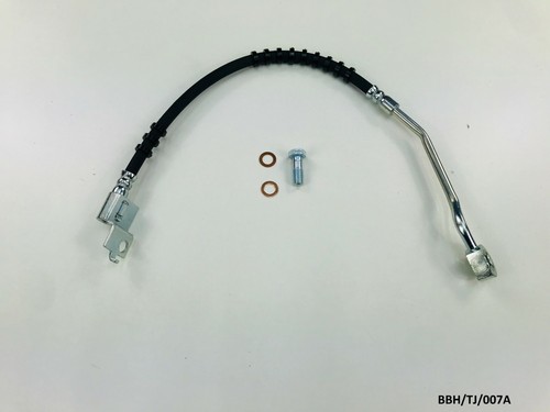Front brake hose left banjo - brake, &