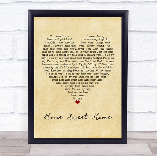 Home sweet - sweet, vintage