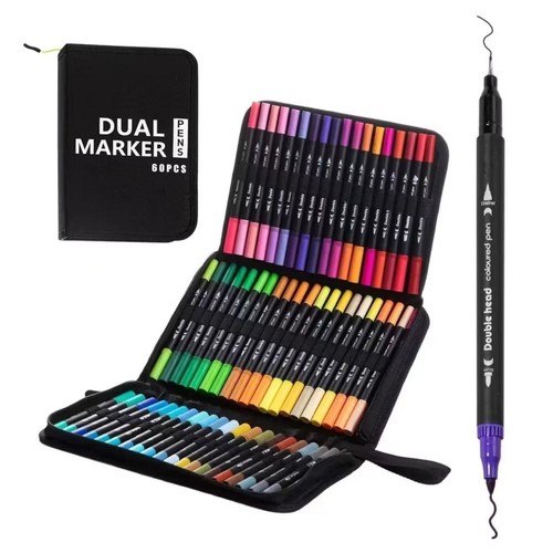 60colors art markers - markers, bag
