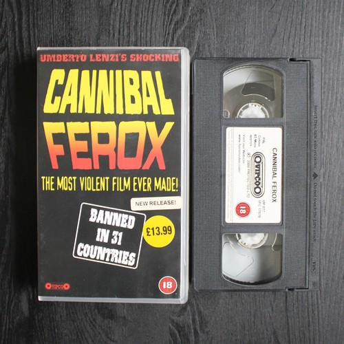 Cannibal ferox vhs 2000 vipco - ferox,