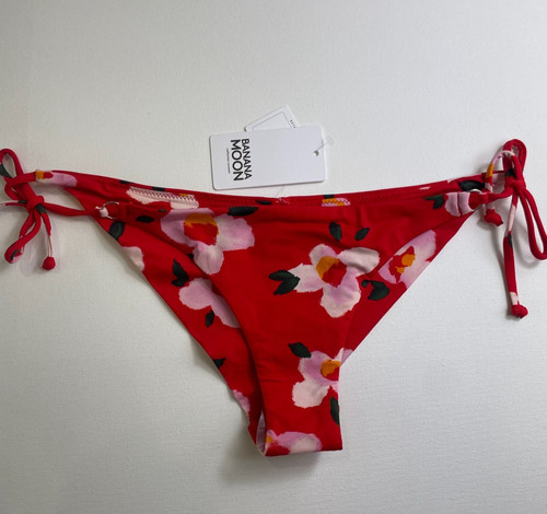 Banana moon red floral bikini - red,