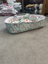Handmade quilted doll carry