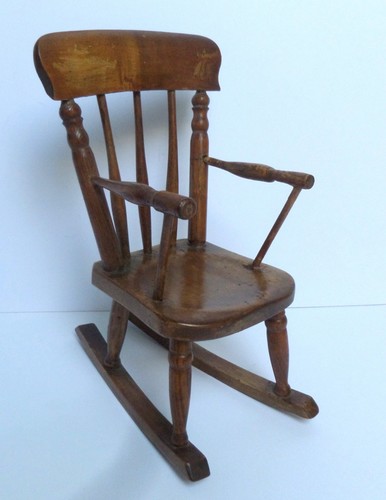 Antique beech miniature - miniature, dolls