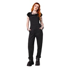 Hell Bunny Pinstripe Dungarees