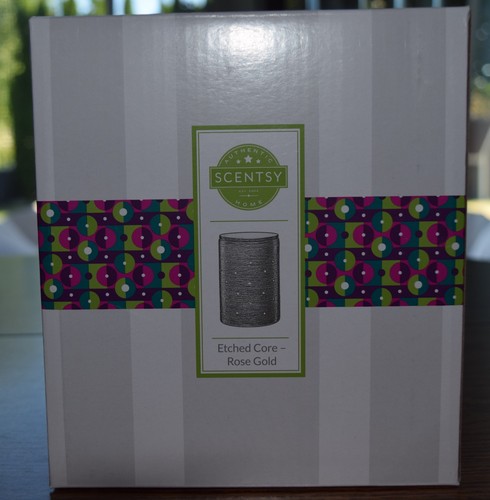 Scentsy etched core rose gold - core,