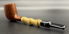 Stanwell Bamboo 107 Straight Billiard  Estate Pipe – Bamboo Shank w/ Sock