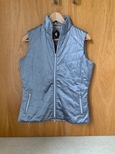 Euro Star Gilet - Reversible Silver/Champagne Size M