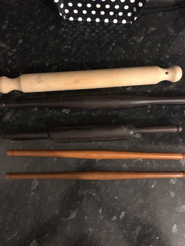 Wooden rolling pin job - job, lot